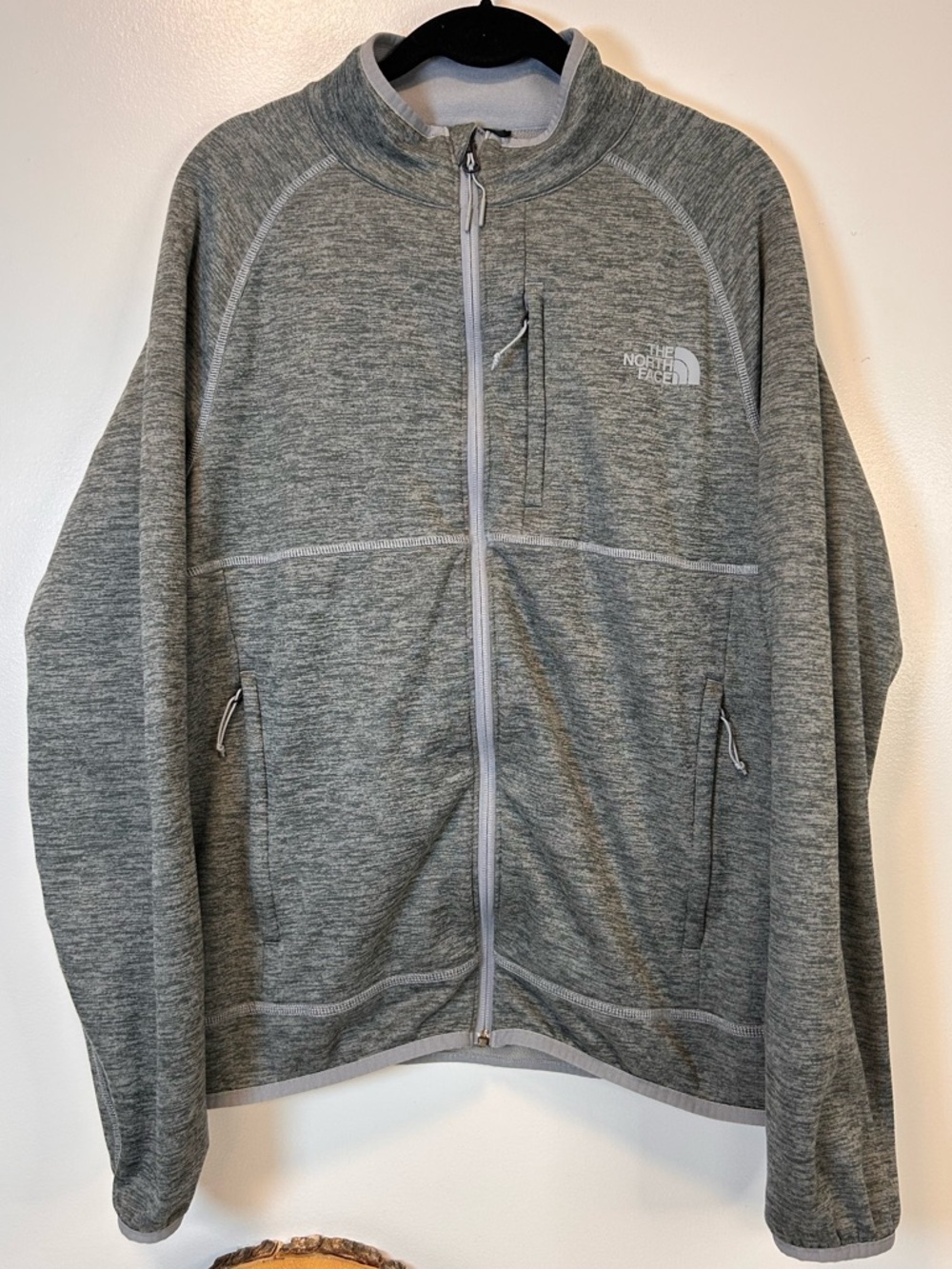 The‎ North Face Canyonlands Full Zip fleece jacket Grey Heather Men’s Medium